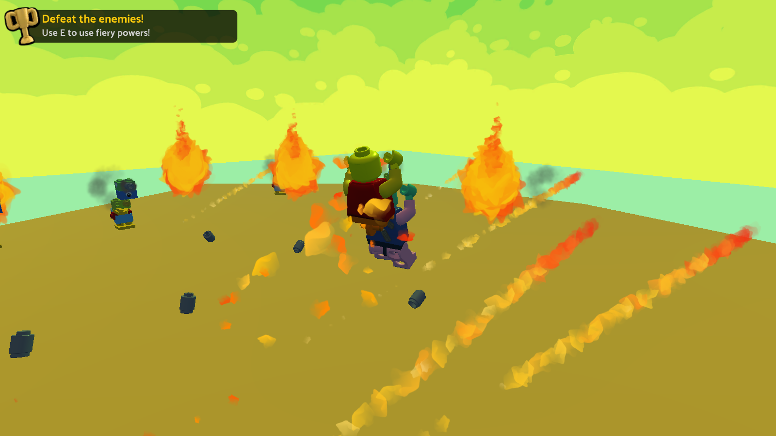 Lego Flame Power Within!